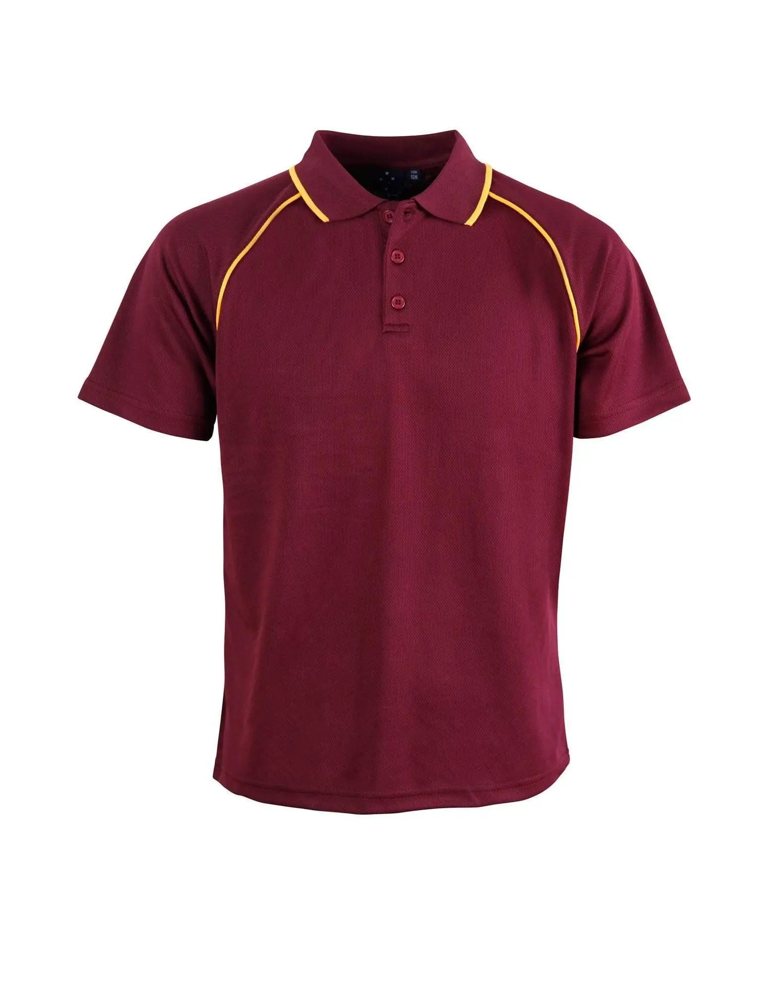 Winning Spirit Champion Polo Kids Ps24 Casual Wear Winning Spirit Maroon/Gold 4K